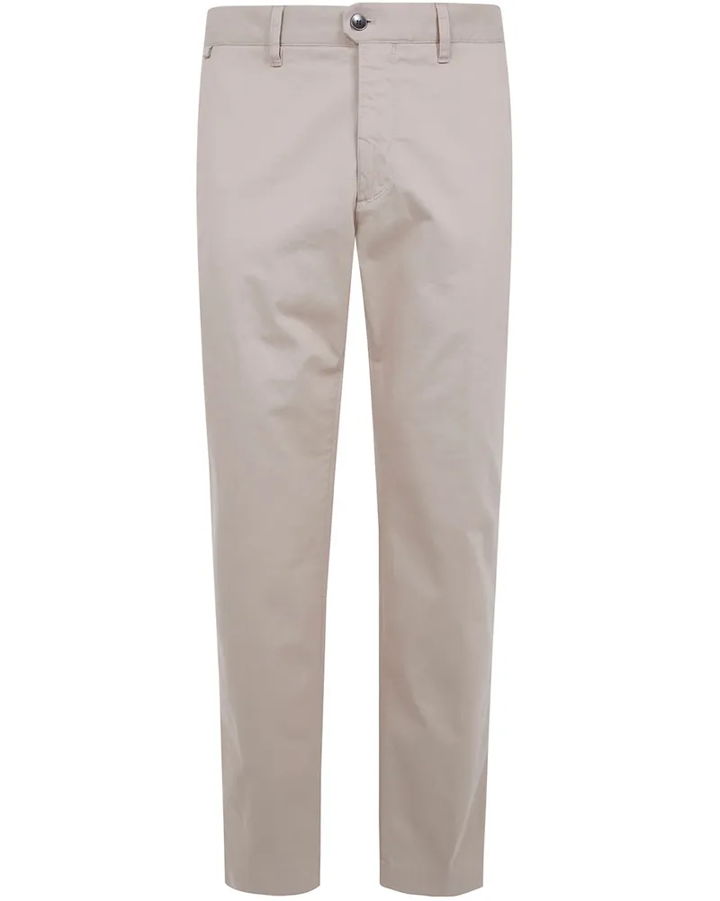 Incotex Regular Pants Classic Regular Chino Brown