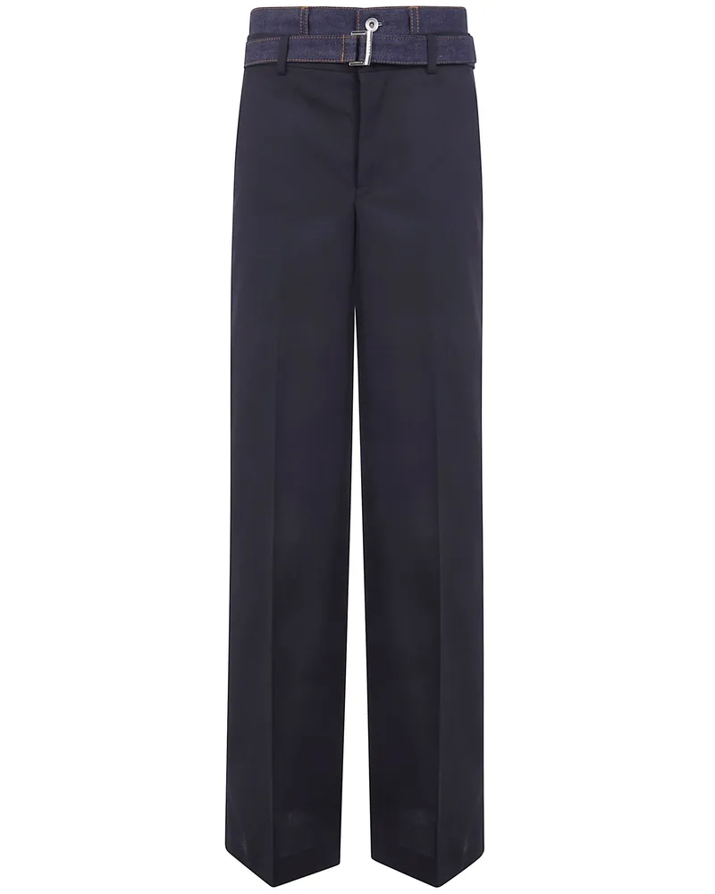 Sacai Suiting X Denim Pants Black