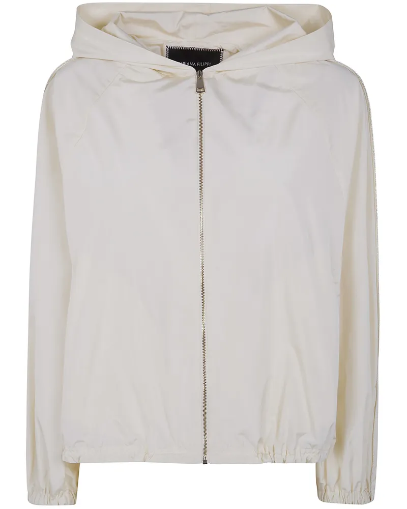 Fabiana Filippi Bomber Sport Light Jacket White