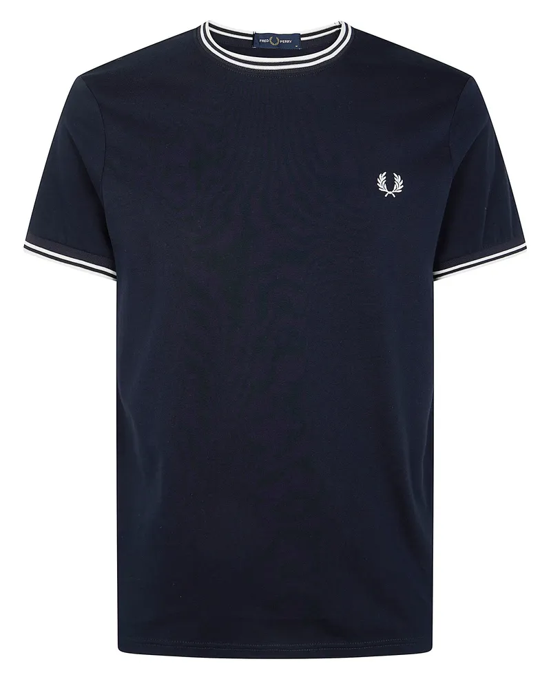 Fred Perry Fred Perry" Twin Tipped T-Shirt Blue