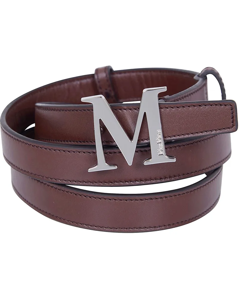Max Mara Mclassic20" Classic M Belt Brown