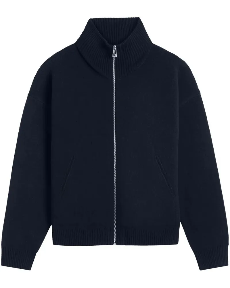 Axel Arigato Core Zip-Up" Sweater Blue
