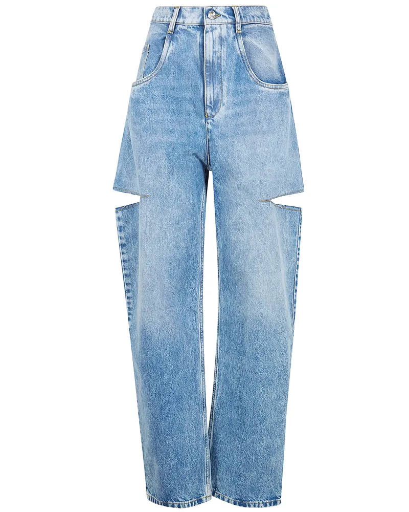 Maison Margiela Barrel Leg Jeans Blue