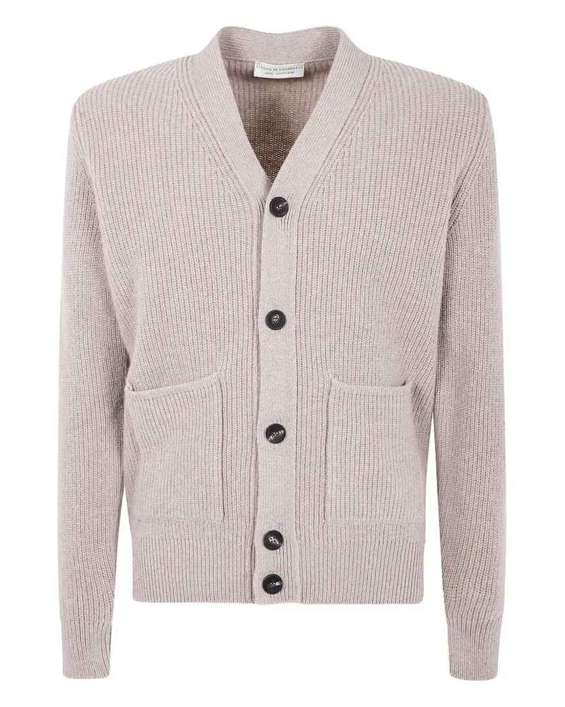 Filippo de Laurentiis Buttoned Cardigan Metallic