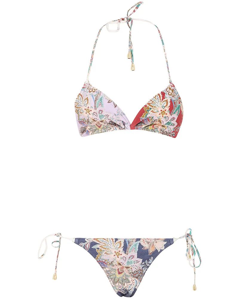 Zimmermann Rhiannon Mini Tri Bikini Pink