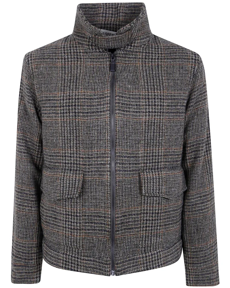 ASPESI Jacket Military Check "Lightning Green