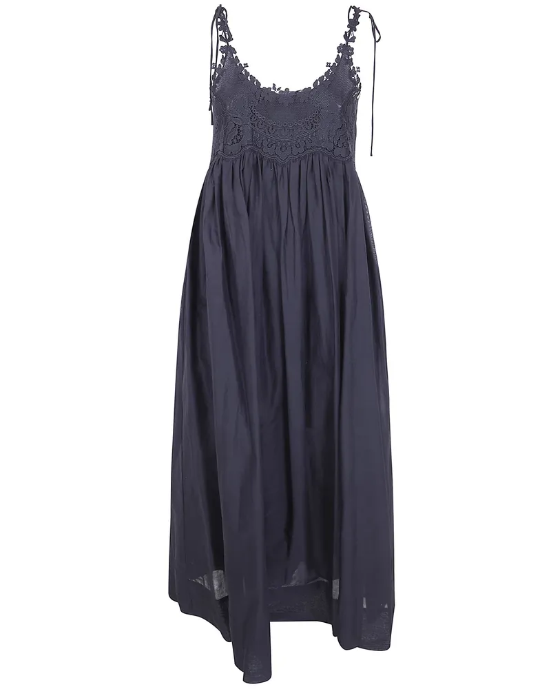 Twin-Set Long Dress Black