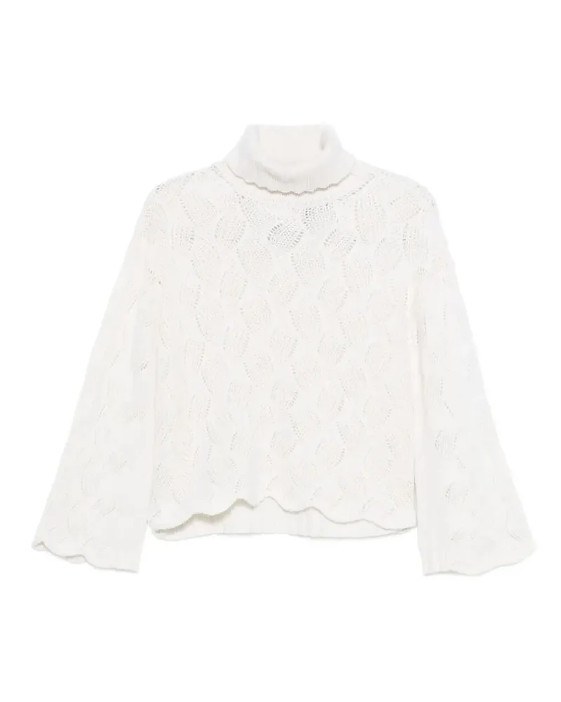 Twin-Set Round Neck Sweater White