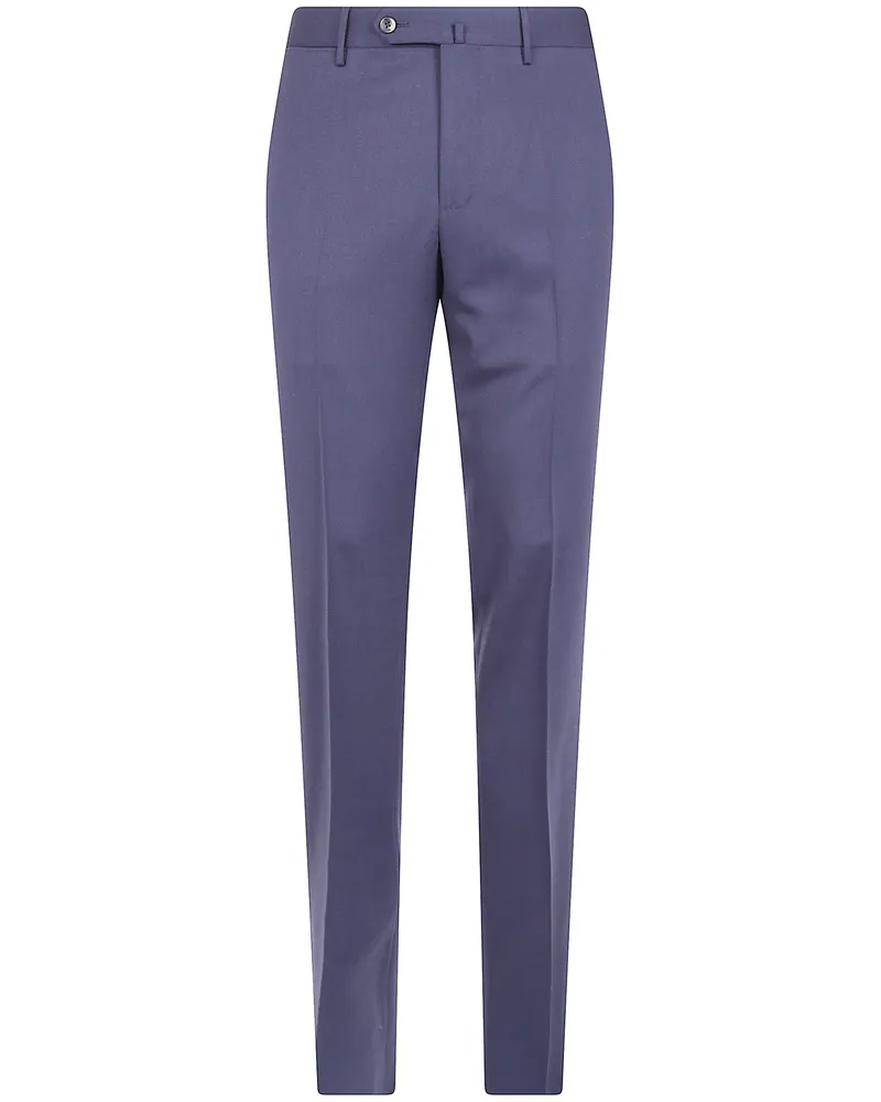 Pantaloni Torino Trousers Wool 60% Virgin Wool Blue