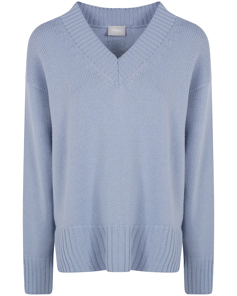 Drumohr  Sweater V Neck "L5mn481l Blue