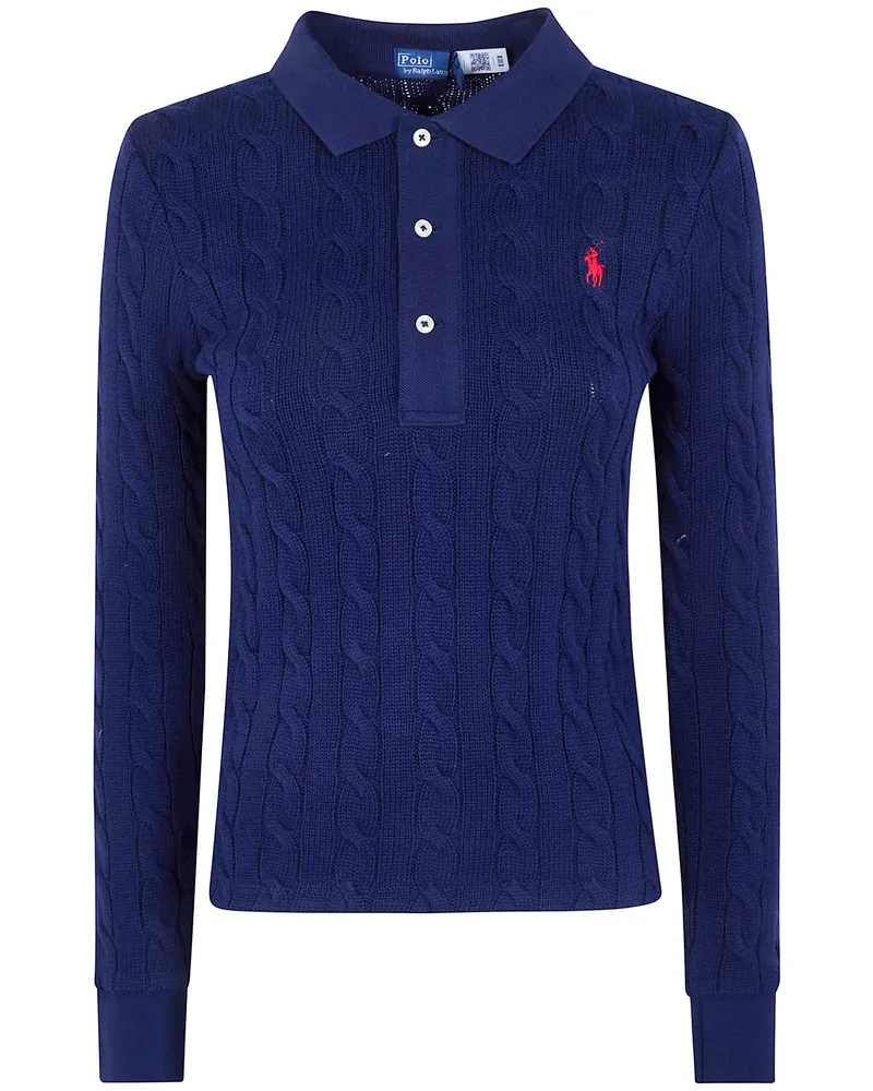 Ralph Lauren Long Sleeves Polo Shirt Blue