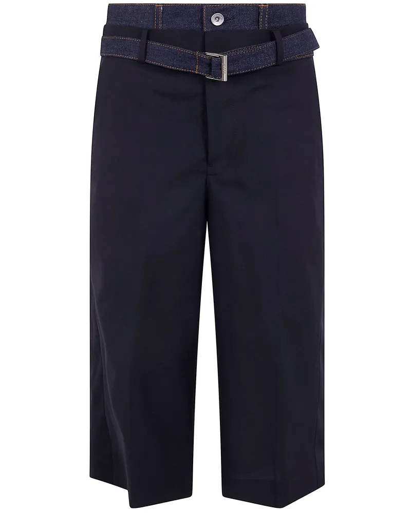 Sacai Suiting X Denim Pants Black