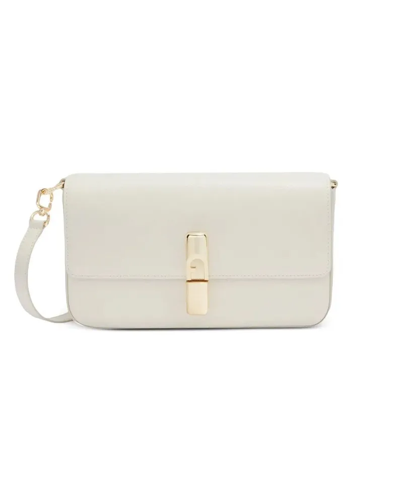 Furla Furla Iride" Ares Leather Small Crossbody Bag White