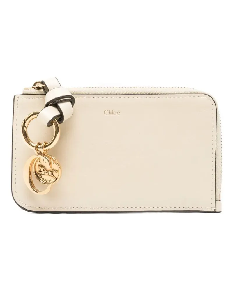 Chloé Alphabet" Large Wallet White