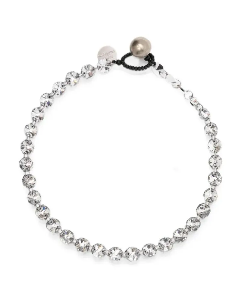 Maria Calderara Necklace Crystal "Diamond Choker Metallic
