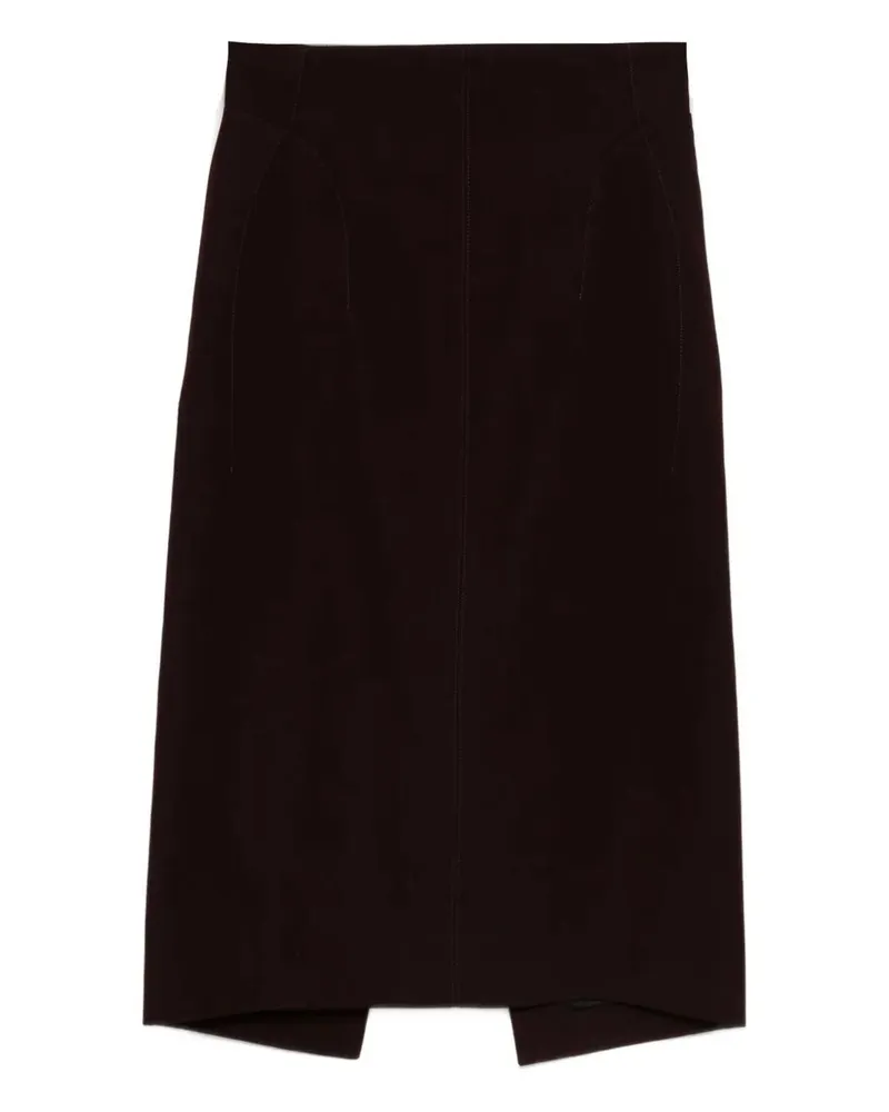 Thierry Mugler Midi Skirt Pink