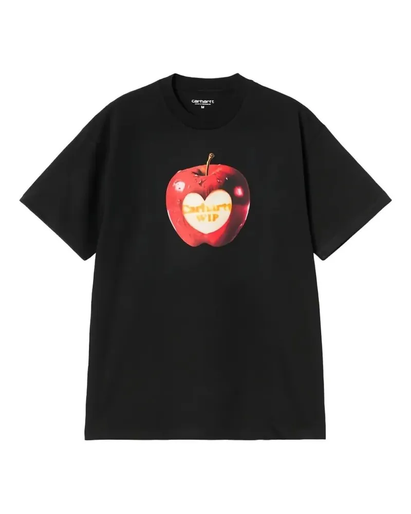 Carhartt WIP Short Sleeves "Spoiled" Organic Cotton T-Shirt Black