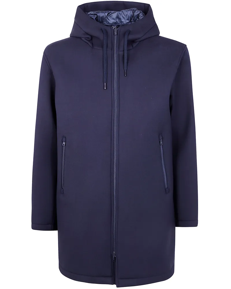 Herno In Scuba" Long Parka Blue
