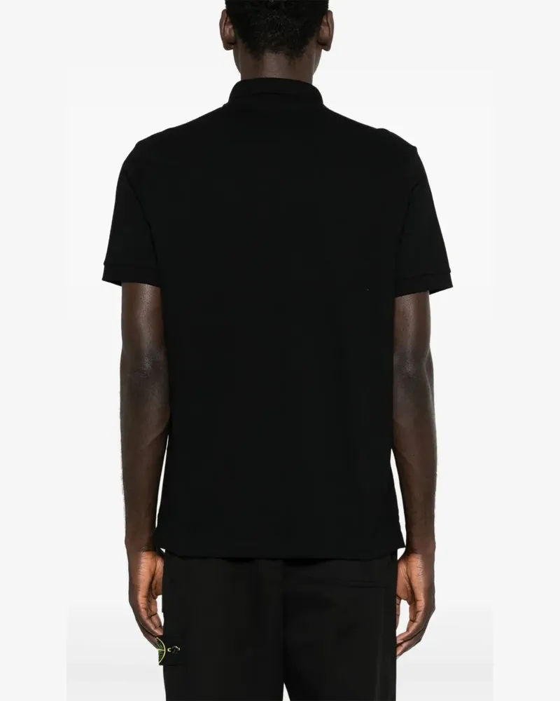 Stone Island Short Sleeves Polo Shirt Black