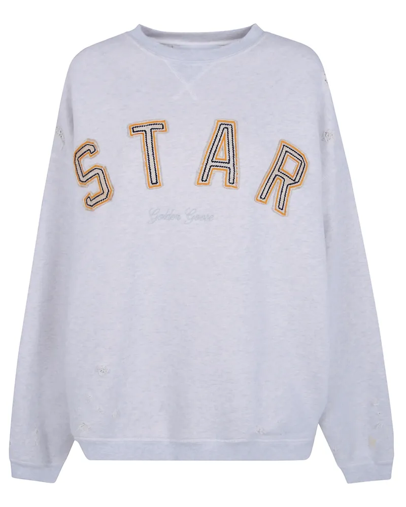 Golden Goose Sweatshirt Heavy Fleece "Star Gray