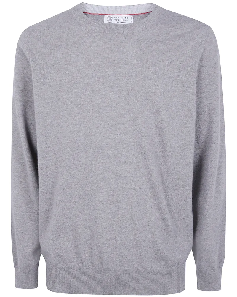 Brunello Cucinelli Sweater Cashmere "Cashmere Sweater Gray