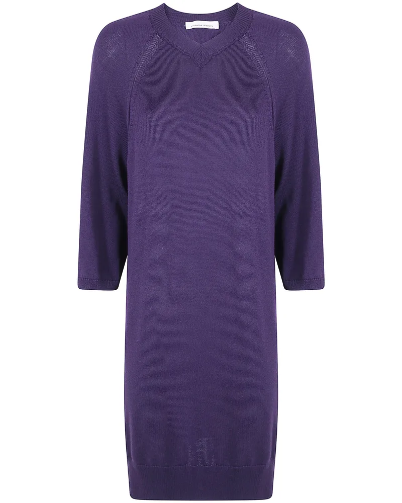 Liviana Conti Dress Wool 100% "Desme Pink