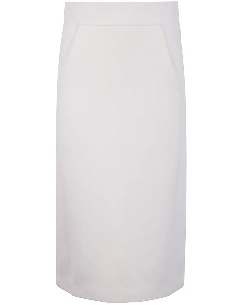 Twin-Set Midi Skirt White