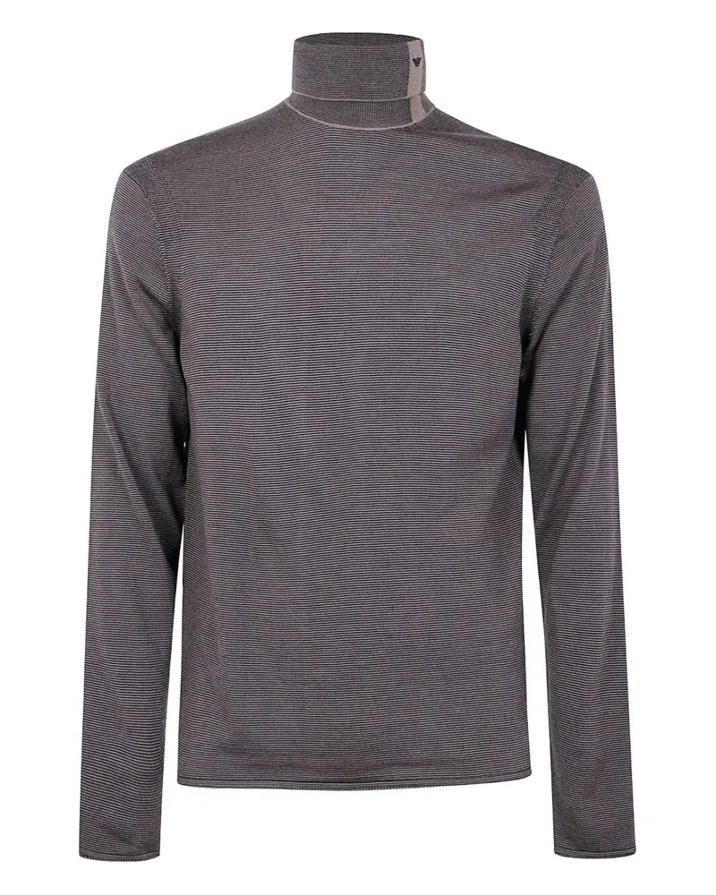 Emporio Armani Turtle Neck Sweater Brown