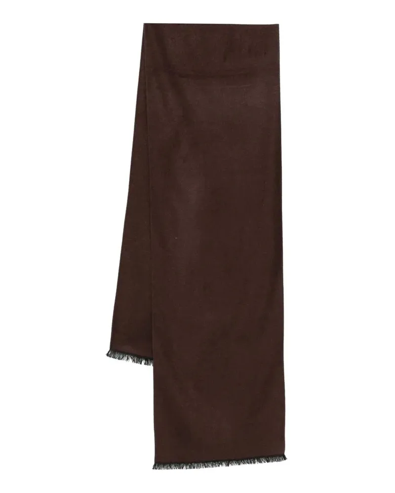 Emporio Armani Classic Tiny Scarf Brown
