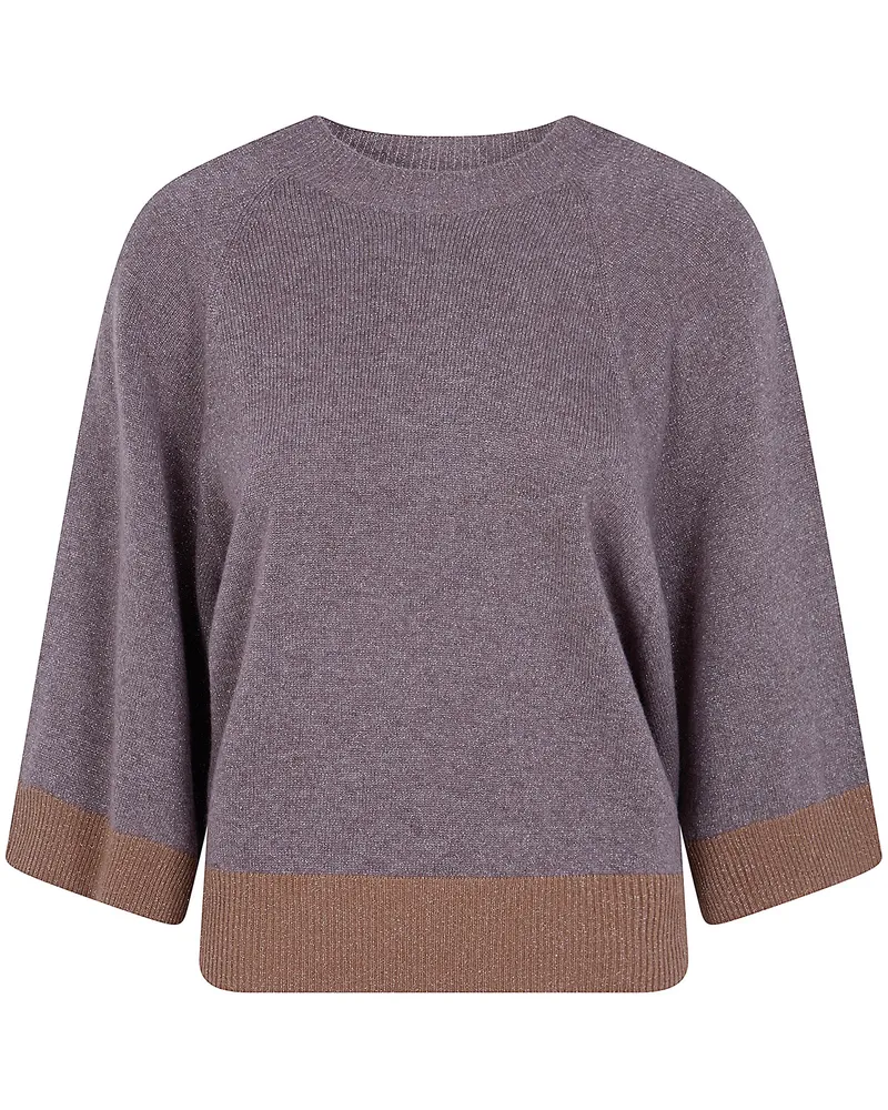 Twin-Set Sweater Round Neck "Round Neck Sweater Beige