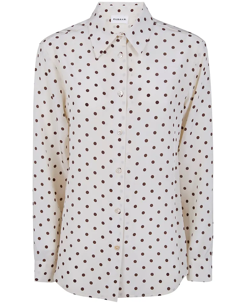 P.A.R.O.S.H. P. A.R. O H. "Sbillo" Shirt White