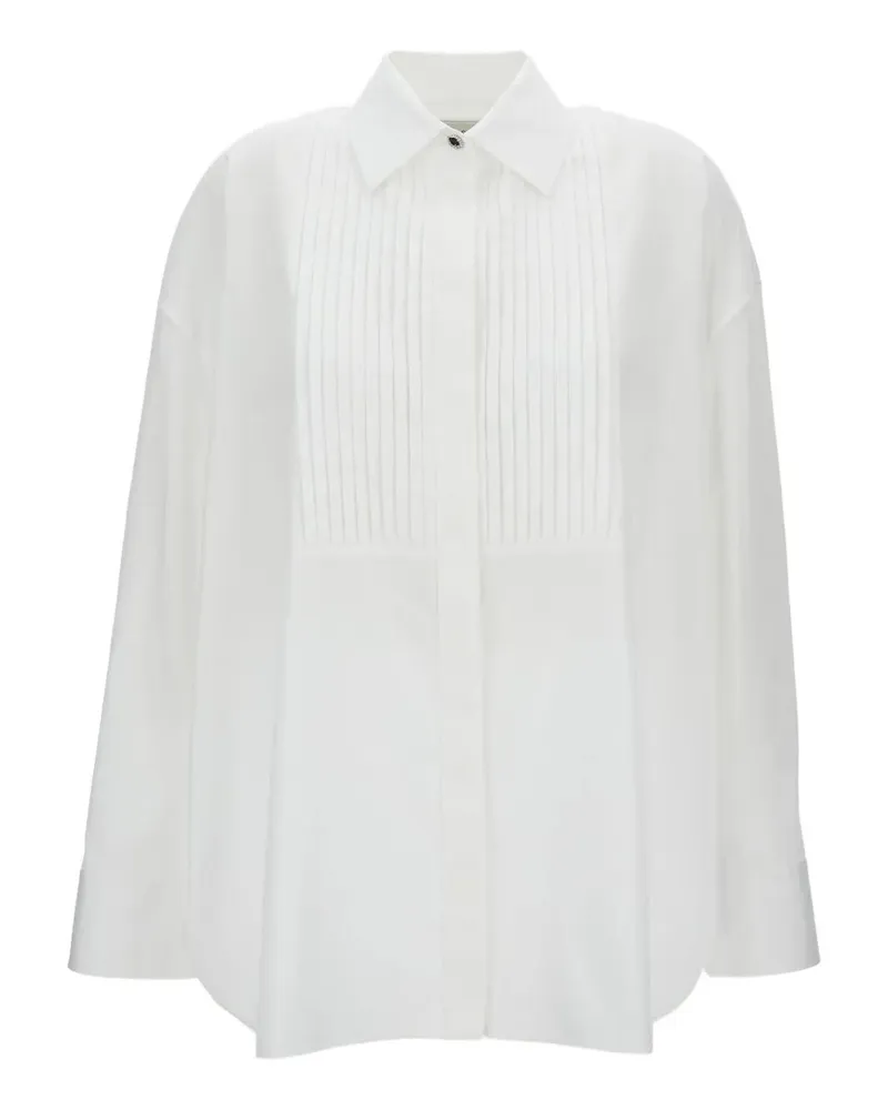 Golden Goose Journey W`S" Over Shirt With Pleated Bib Pollon Cotton P White