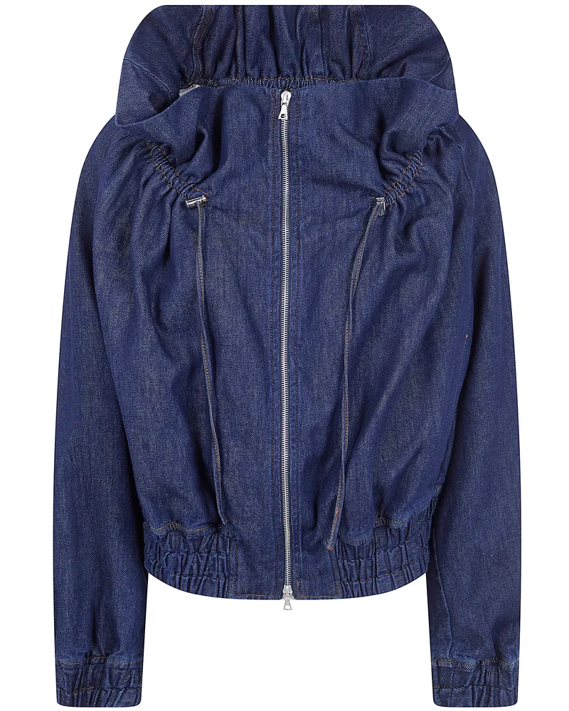 Dries van Noten Voly' Denim Jacket Blue