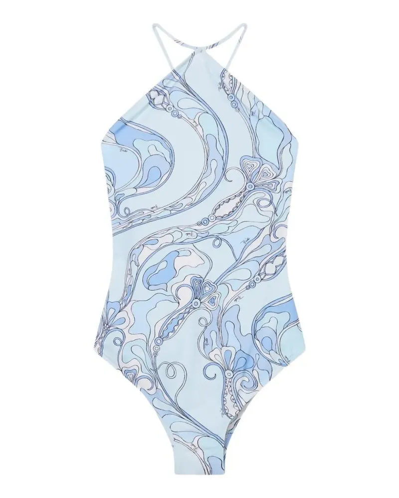 Emilio Pucci Lycra Swimwear Blue