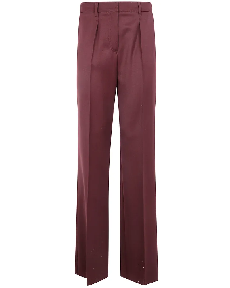 Max Mara Cannes' Classic Trousers Red
