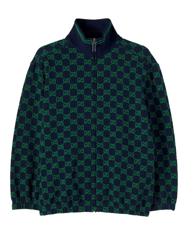 Gucci Junior Long Sleeves Jacket Blue