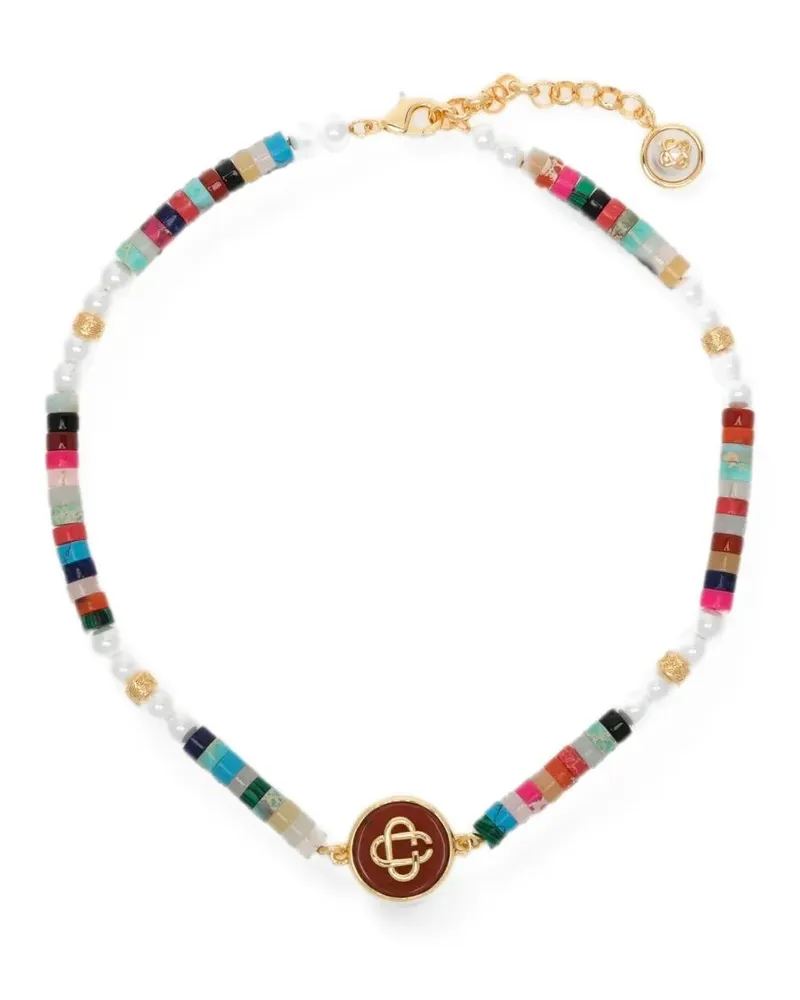 Casablanca Paris Necklace Multi Bead "A. Pf26.Jw.407.01 Multi