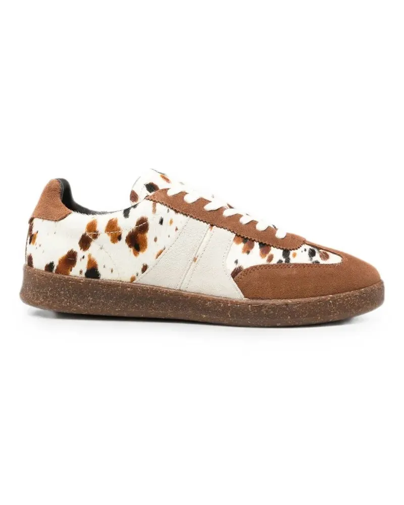 LES DEUX Trainers Pony Hair Sneaker White