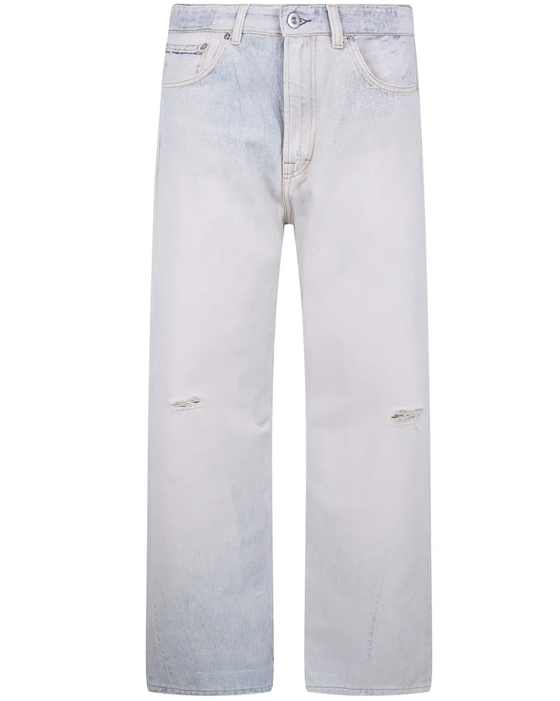 Our Legacy Our Legacy Third Cut Man Jeans White