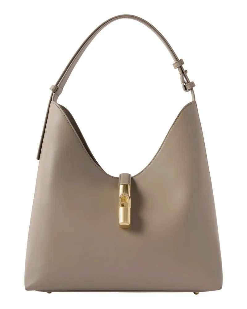 Furla Furla Goccia" Night Calf Leather Small Hobo Bag Beige