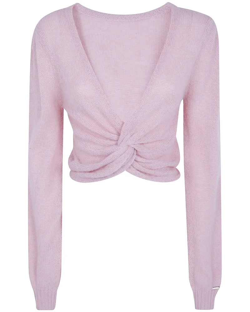 Twin-Set Sweater V Neck "262Tp3153 Pink
