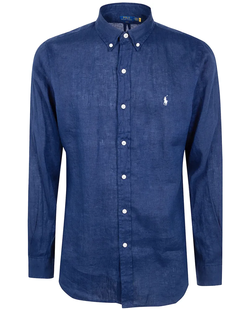 Ralph Lauren Long Sleeves Sport Shirt Blue