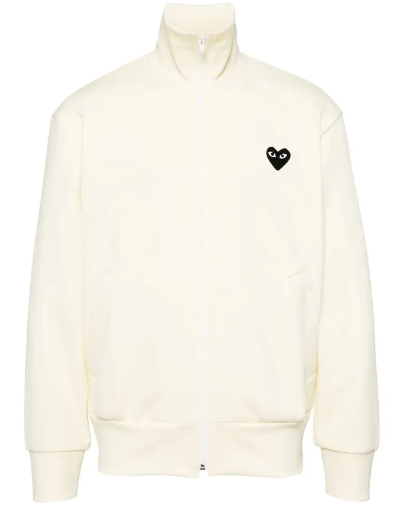 Comme des Garçons Black Emblem" Sweatshirt White