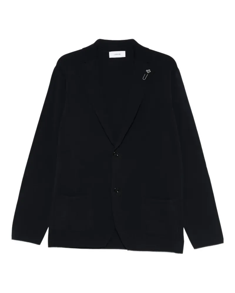 LARDINI Knitted Jacket Blue