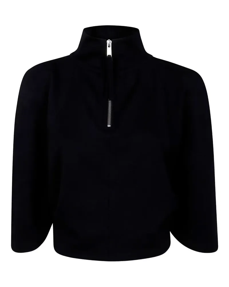 THOM KROM High Neck Cape Black