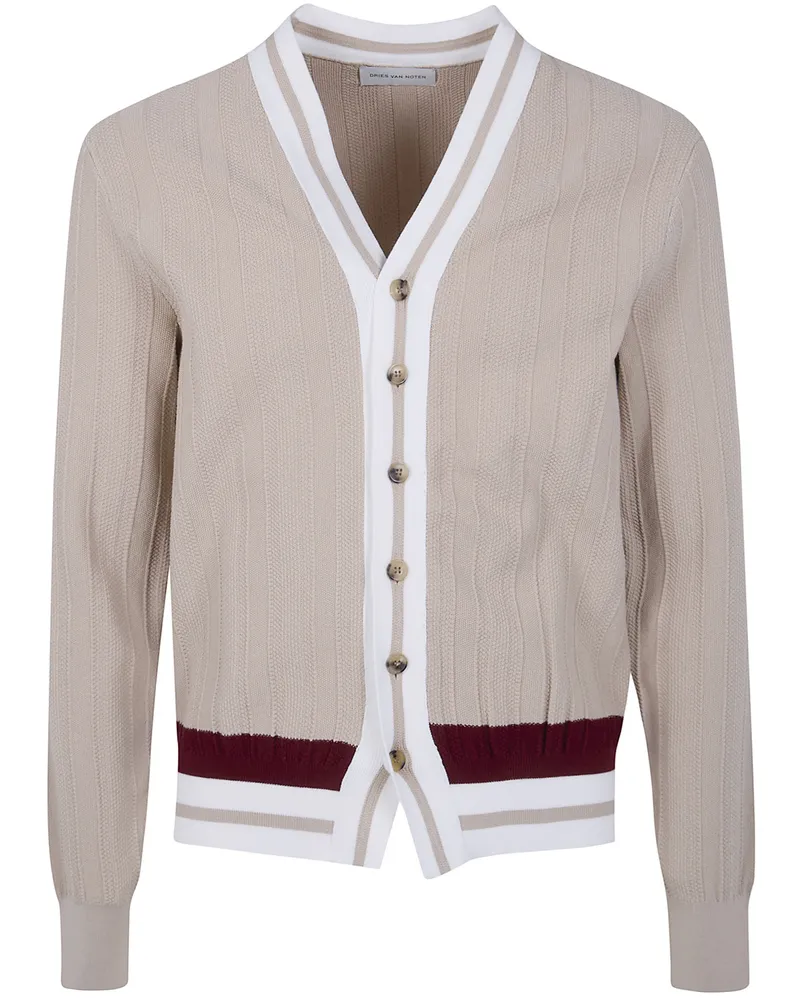 Dries van Noten Magpie" Cardigan Beige
