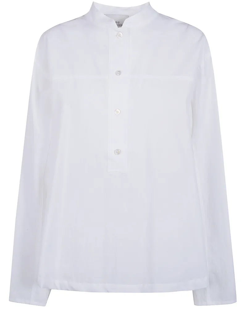 Studio Nicholson Half Placket Shirt White