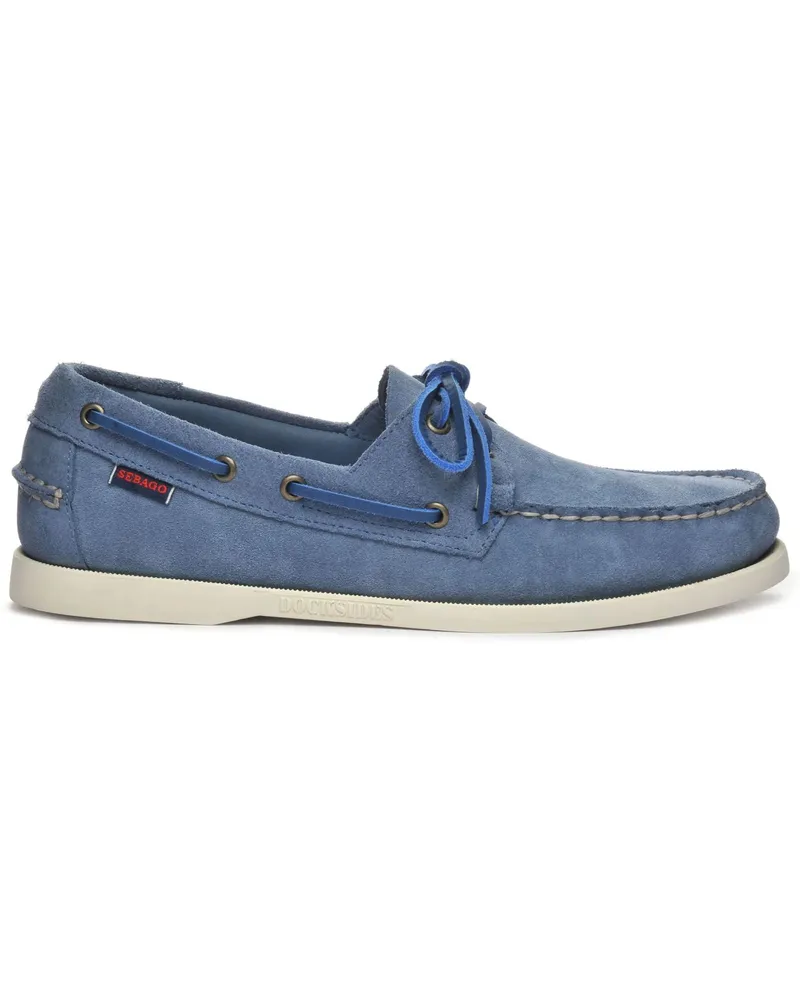 Sebago Portland Flesh Out Boat Shoes Blue
