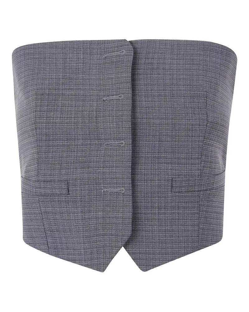 Alexander Wang Bustier Vest Gray