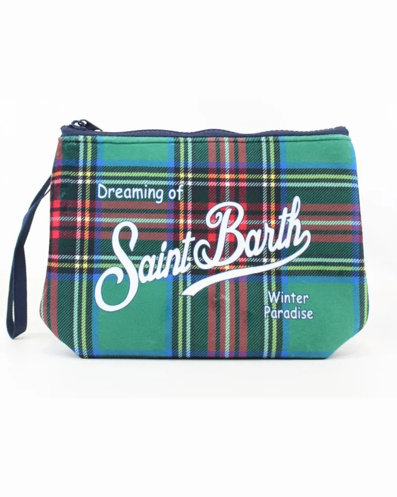 MC2 Saint Barth Pouch Tartan "Aline Green